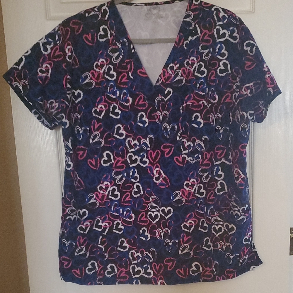Heart Patterned Women's Top